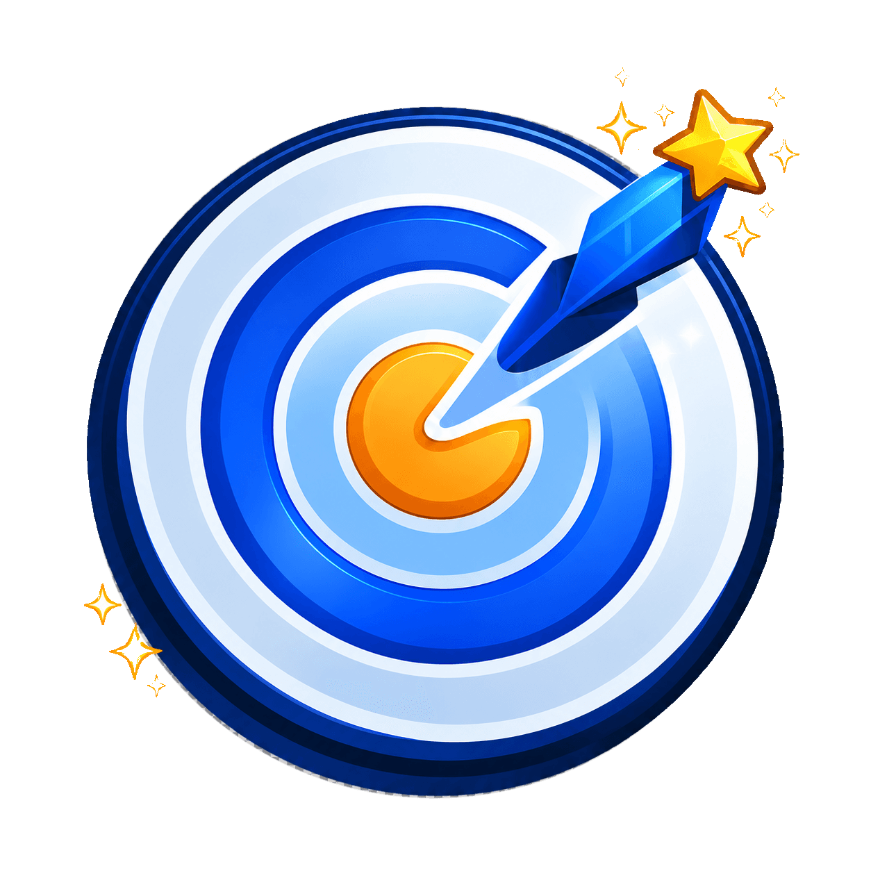 Adjustable target logo